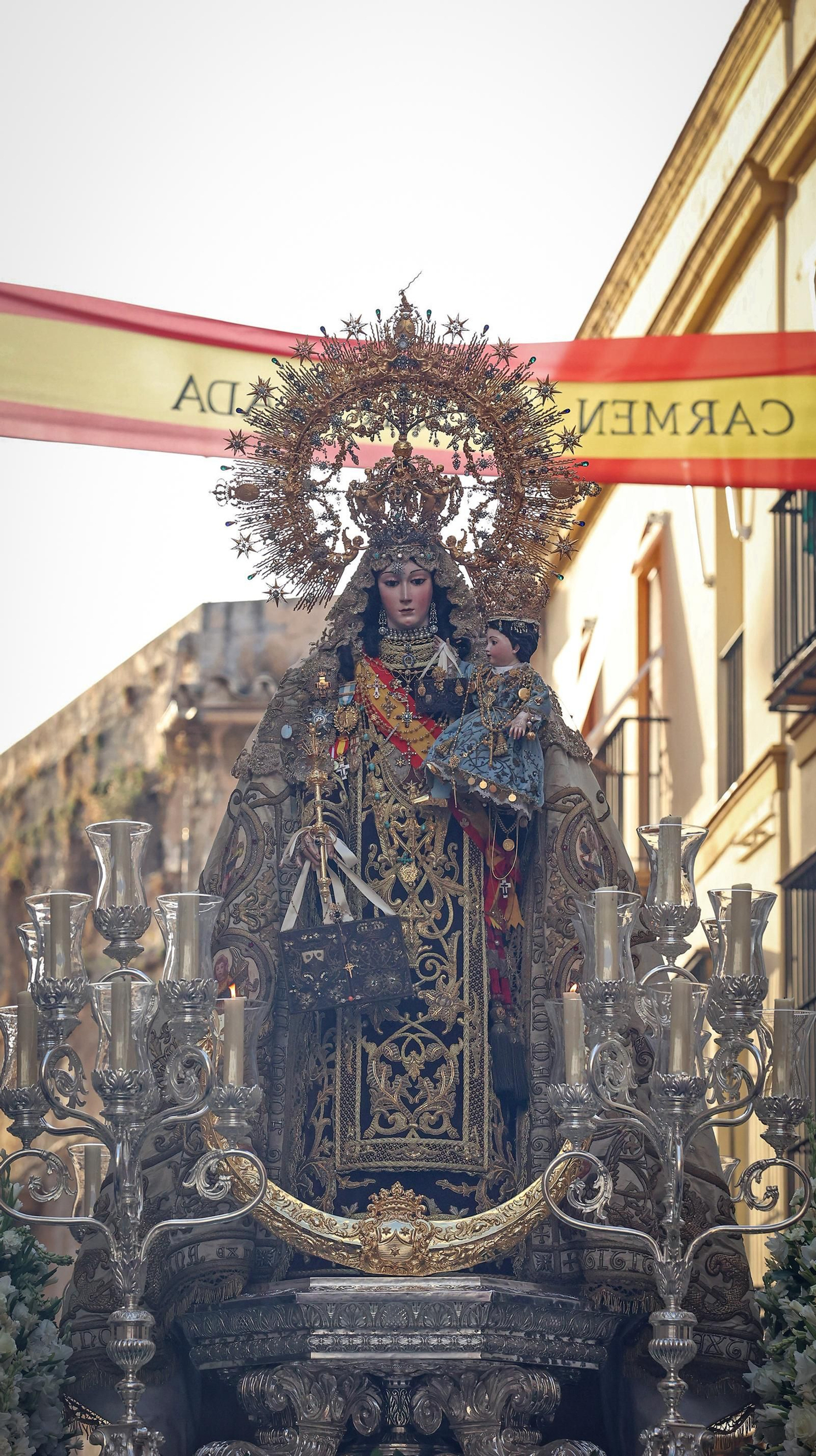 Procesión de la Virgen del Carmen en jerez