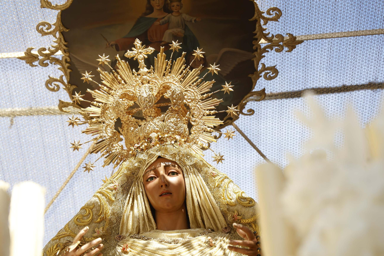 Fotos del Domingo de Ramos en La Línea: La Borriquita y Flagelación