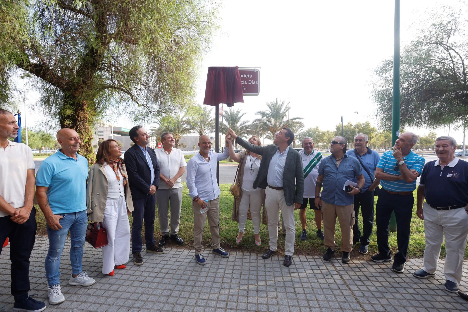 Las mejores imágenes del acto en homenaje a Juanín, leyenda del Córdoba CF