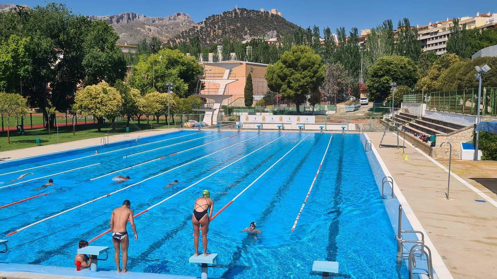 La piscina olímpica de La Salobreja es la más cercana al centro de Jaén.