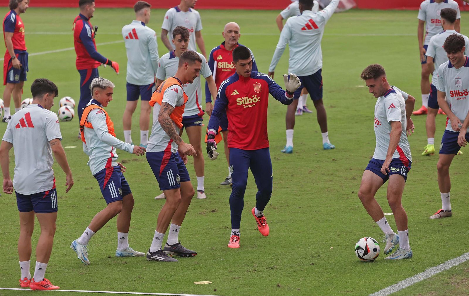 Fotos del entrenamiento de la selección española sub-21 en Algeciras