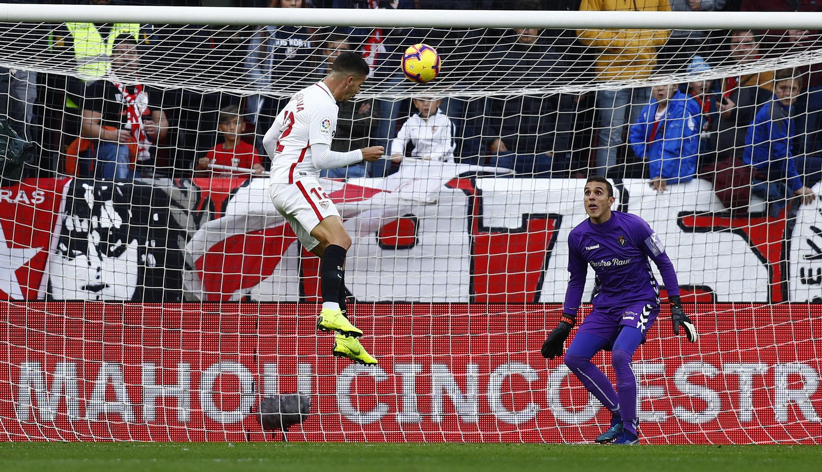El Sevilla-Valladolid, en imágenes