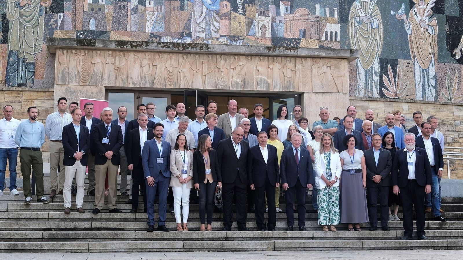 Recepción de los ministros de Agricultura de la UE en el campus de Rabanales. Recepción de los ministros de Agricultura de la UE en el campus de Rabanales.