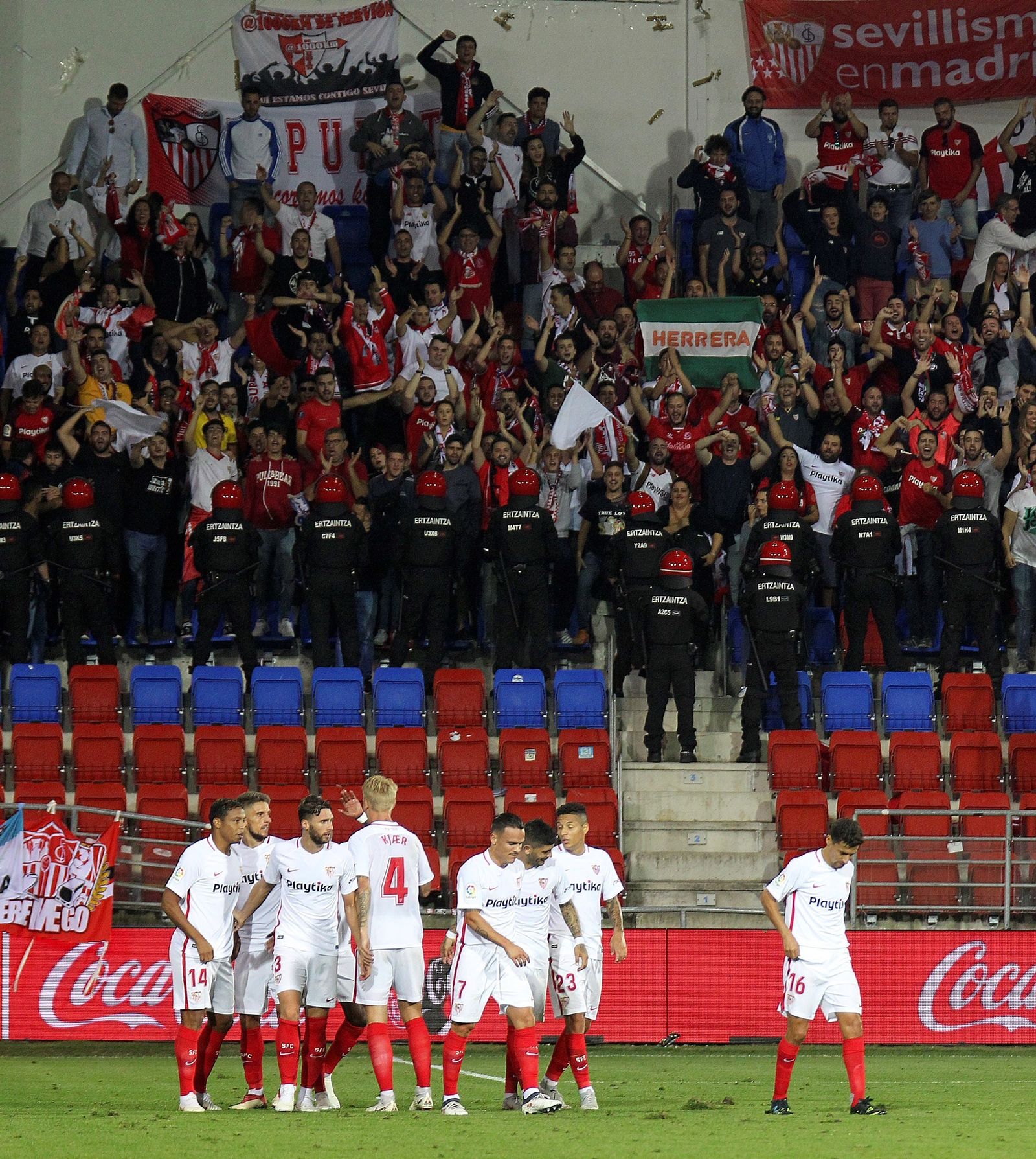 Las imágenes del Éibar-Sevilla