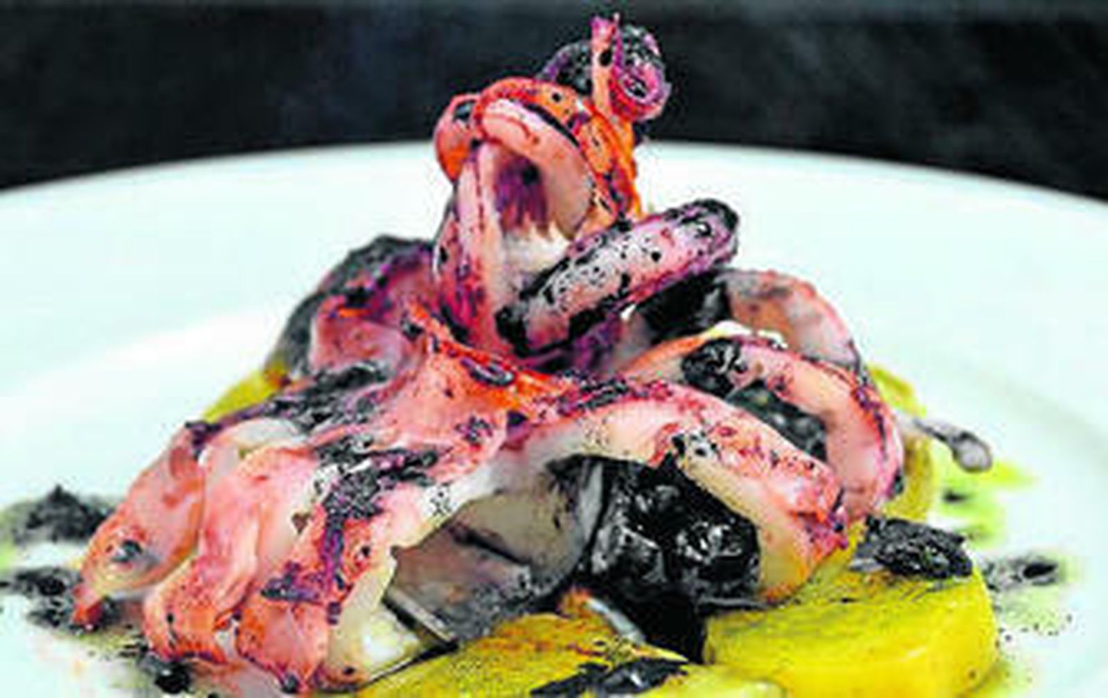 Plato de calamar de potera