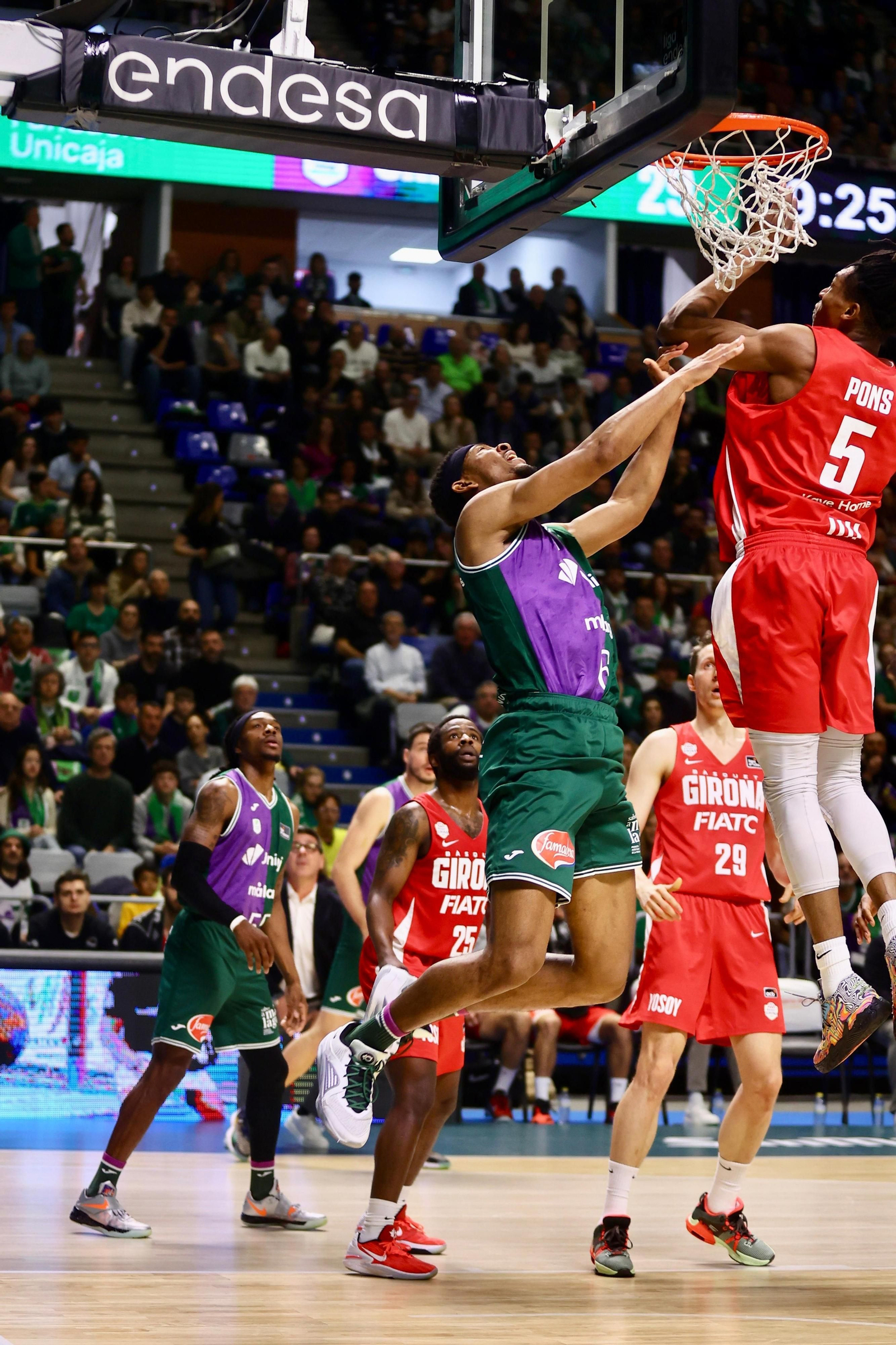 El Unicaja - Básquet Girona, en fotos