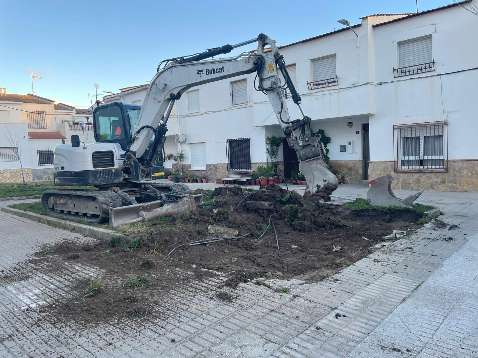 Ya han iniciado las obras.