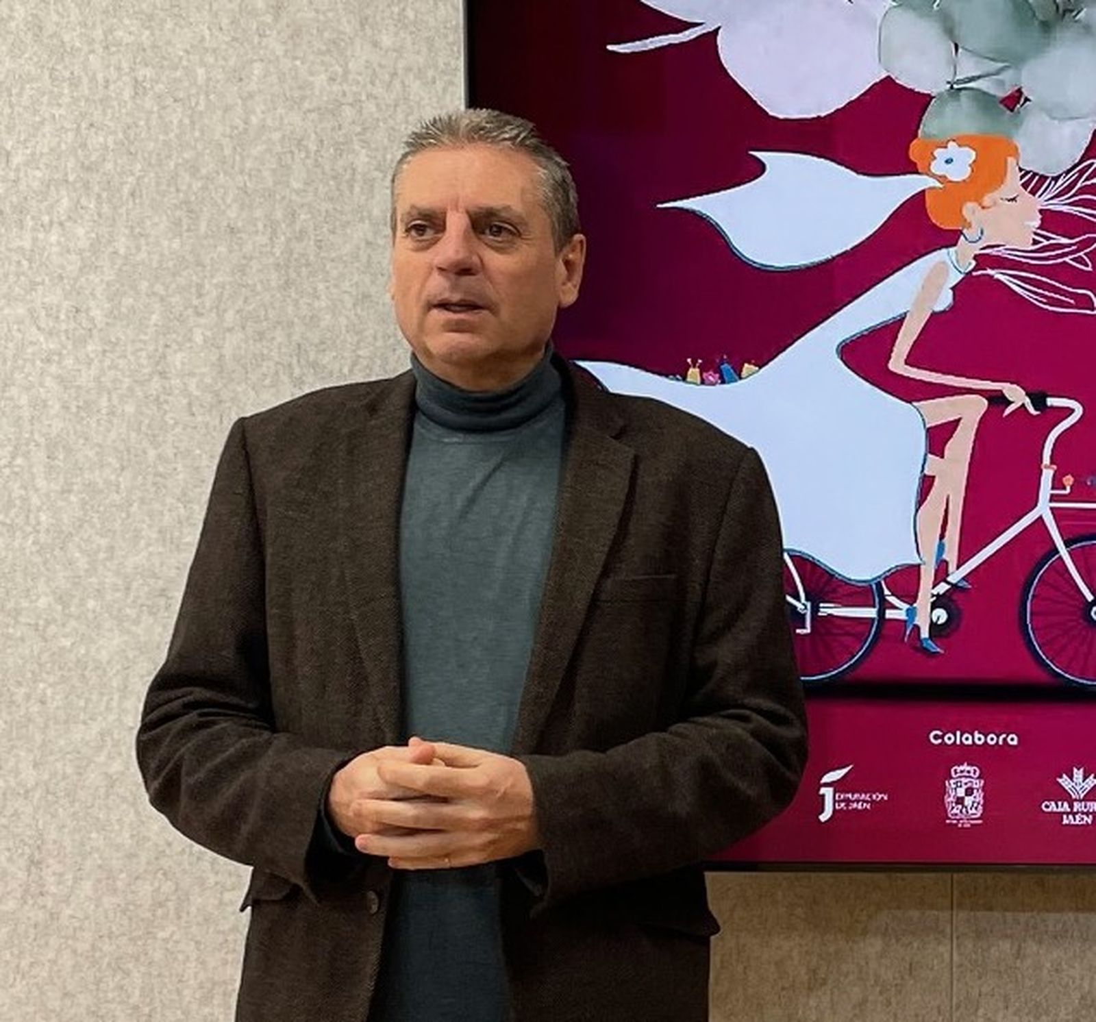 Ángel Vera en la presentación de Jaén de Boda.