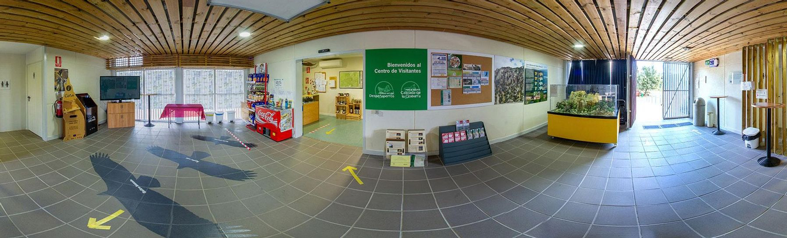 El Centro de Visitantes Llano de las Américas está en Despeñaperros.