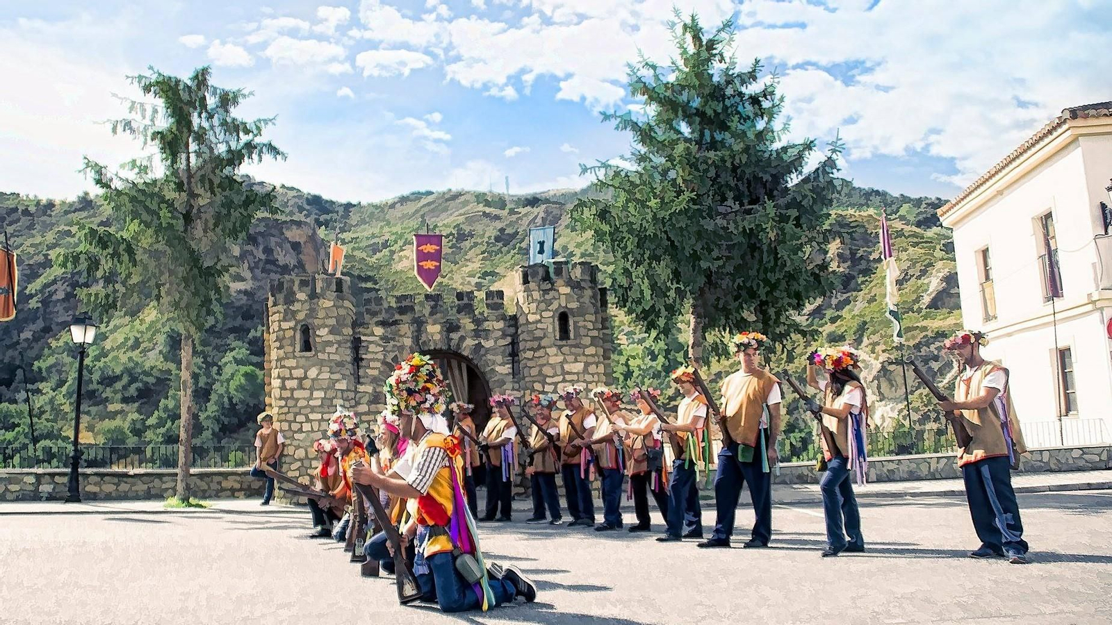 Representación Teatral Batalla de Moros y Cristianos de Quéntar. Septiembre 2023.