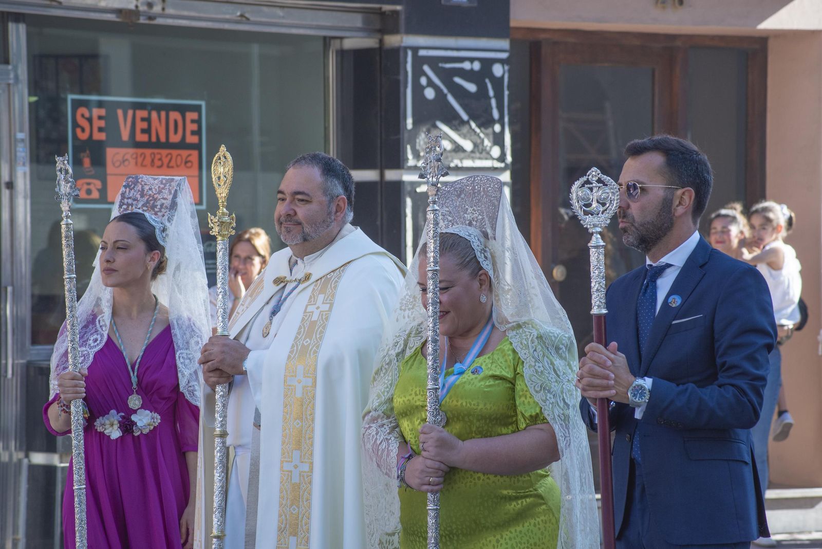 Las fotos de la procesión de María Auxiliadora en La Línea