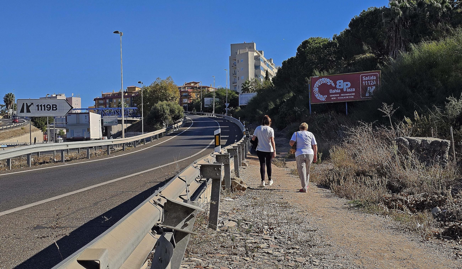Fotos de los desperfectos de la barriada de La Capelina en Algeciras