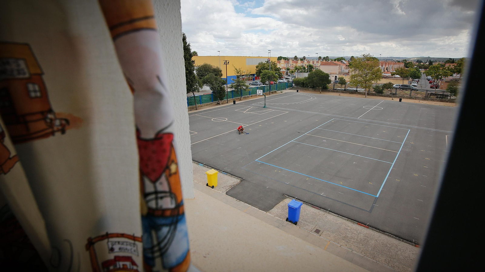 Preparados para el inicio de curso en el CEIP Ciudad de Jerez