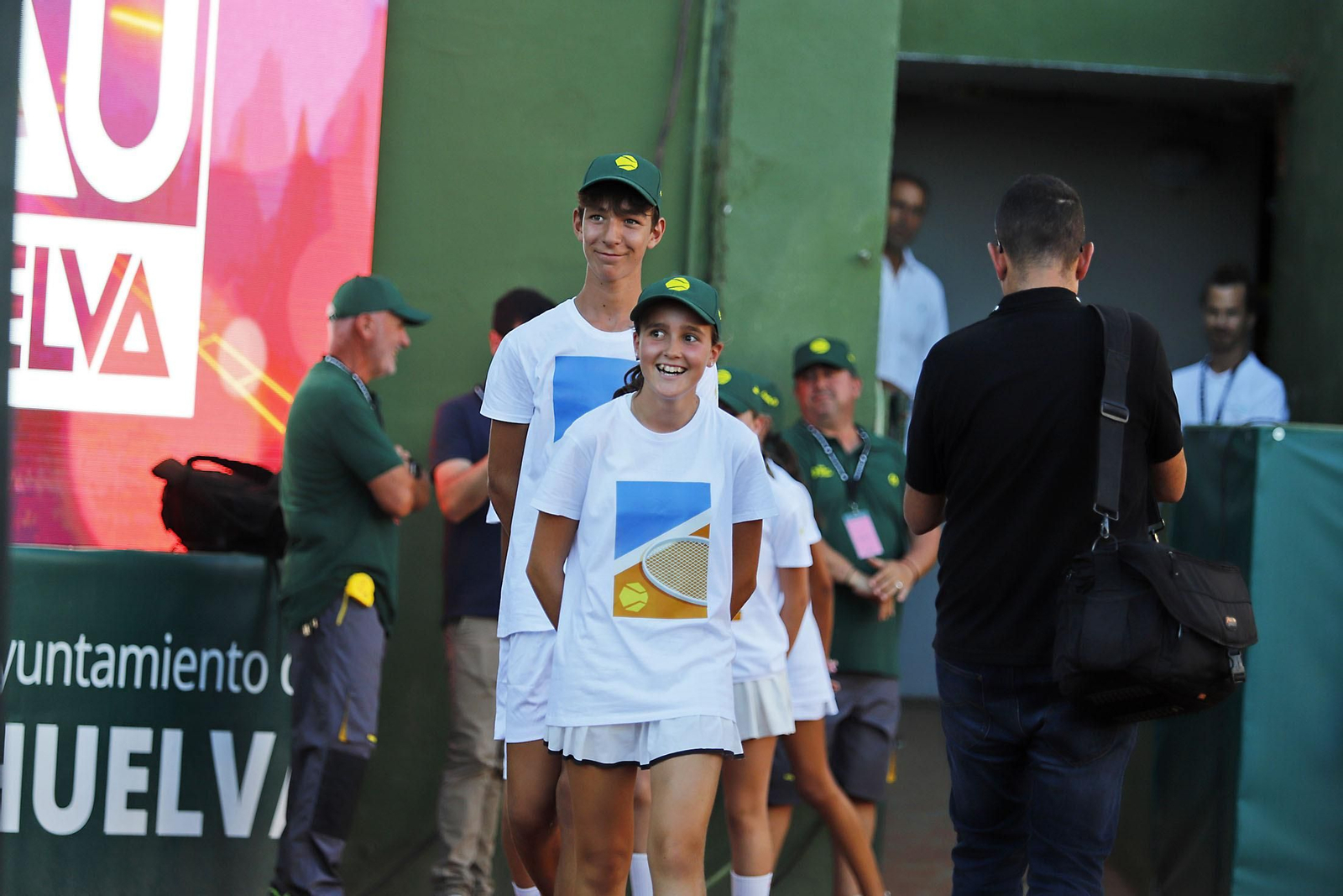 Imágenes del ambiente en la final femenina de la Copa del Rey de tenis de Huelva