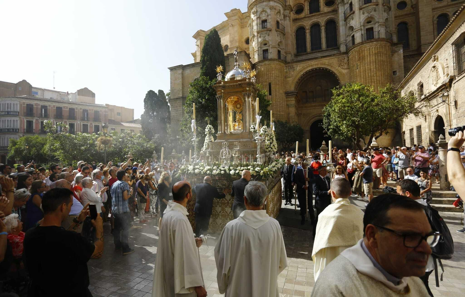 La procesión del Corpus Christi en Málaga, en fotos
