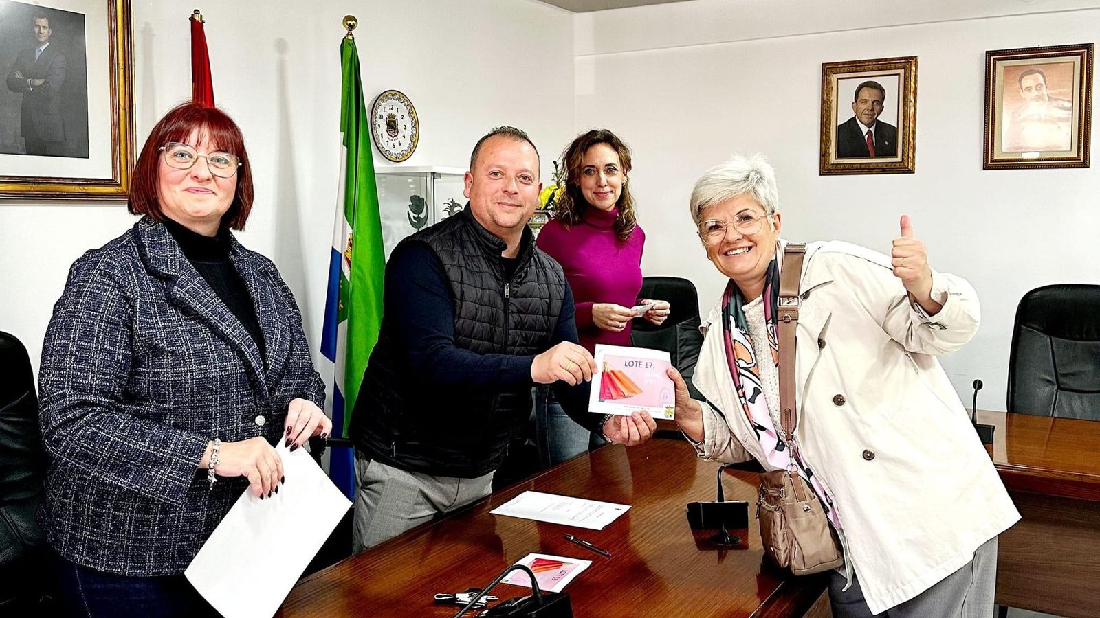 Foto de una edición anterior de el gran sorteo del comercio de Cúllar Vega