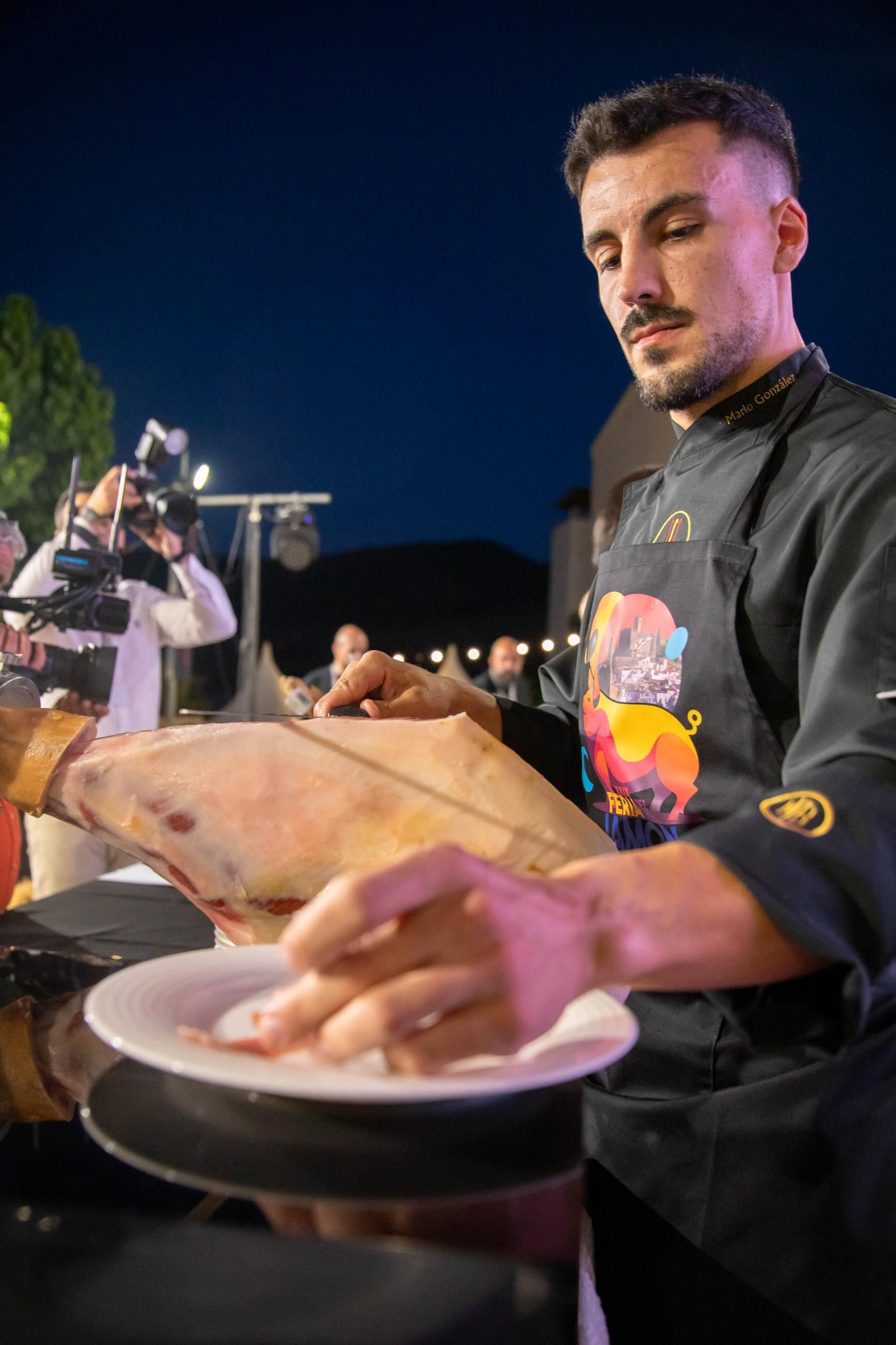 Concurso de cortadores de jamón en Serón, en imágenes