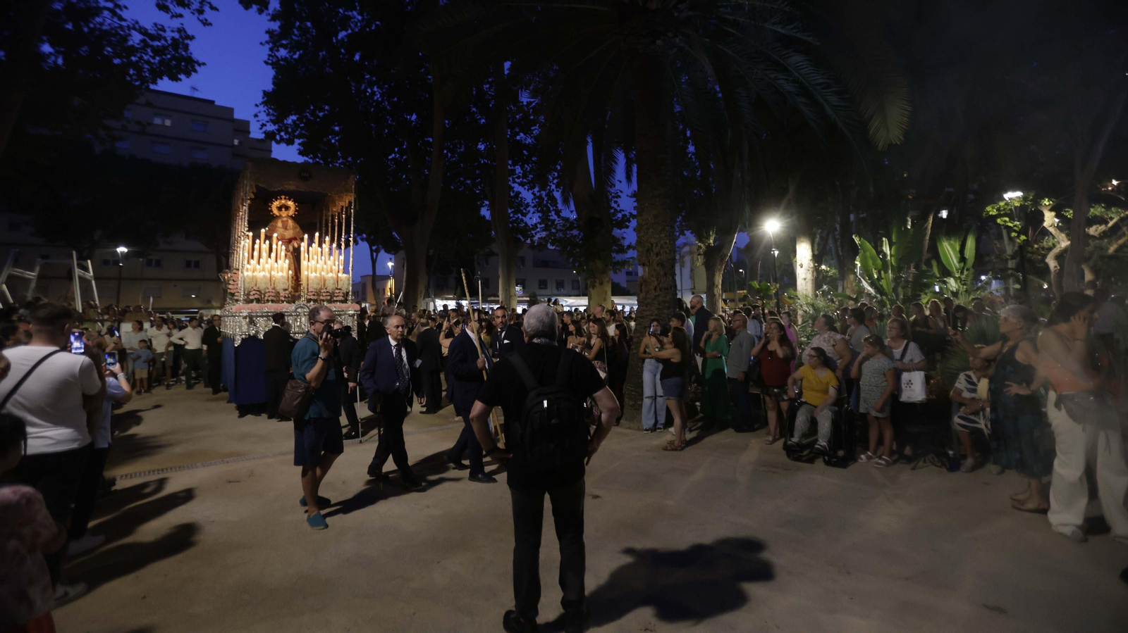 La Magna Mariana de Algeciras por el Parque María Cristina, en imágenes