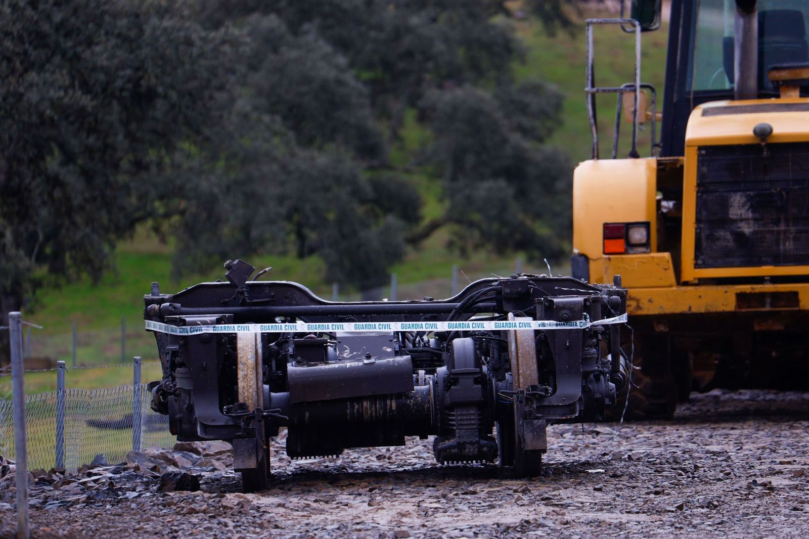 Retirados de las vías los últimos restos del tren Alvia siniestrado en Adamuz, en fotos