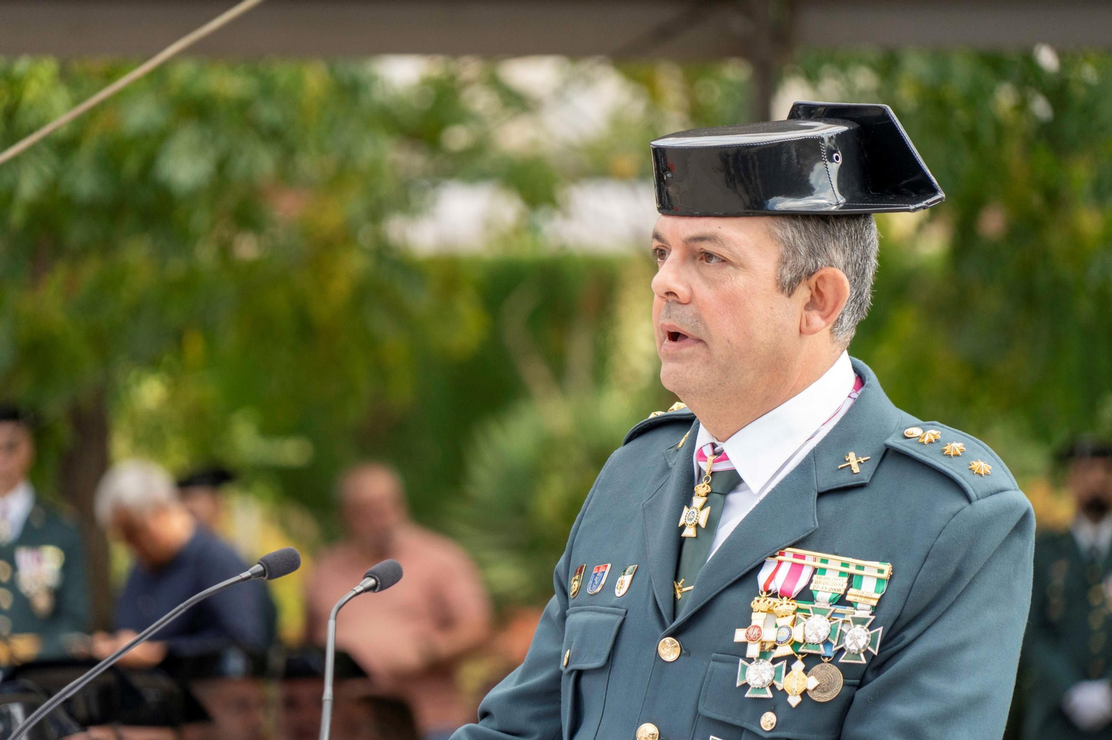 Fotos: emoción, homenajes y medallas en la Guardia Civil de Granada para festejar a su Patrona