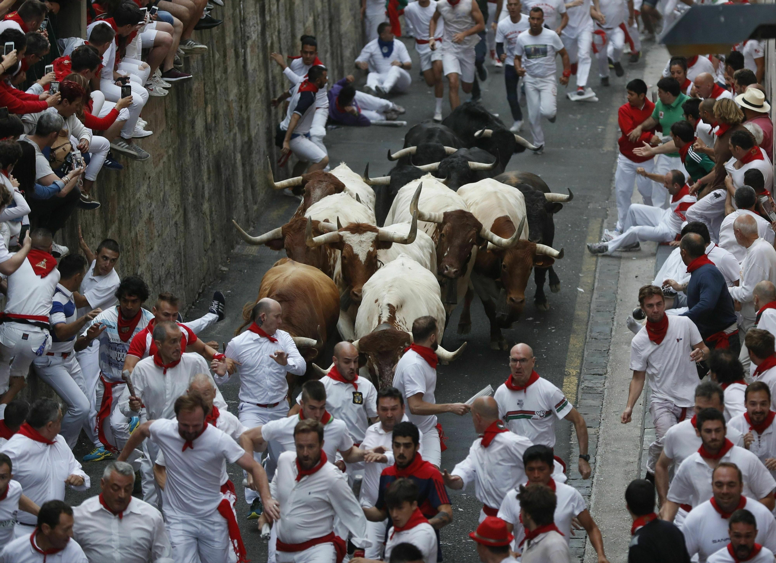 Primer encierro de los sanfermines 2019
