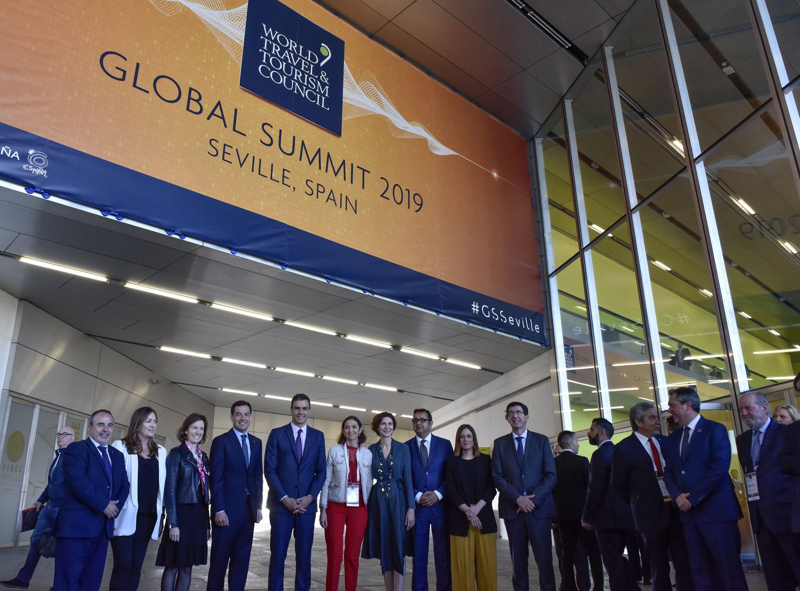 Pedro Sánchez, en la inauguración de la WTTC 2019 Sevilla