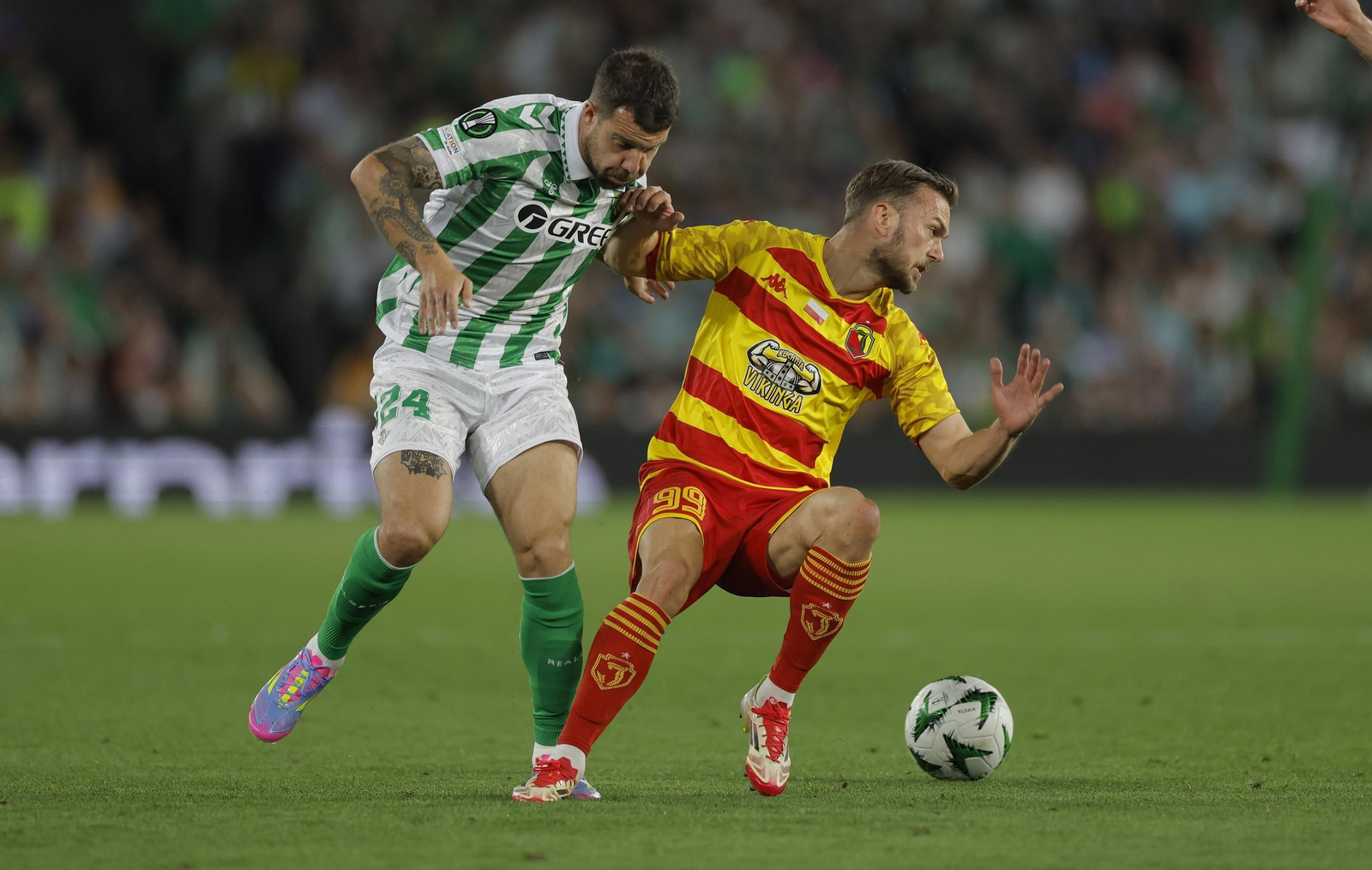 Las fotos del Betis - Jagiellonia