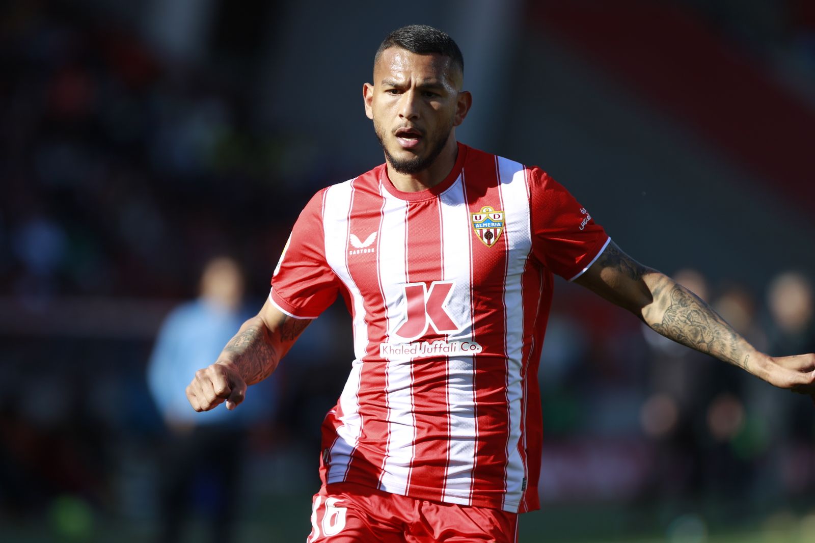 Imágenes de la derrota de la U.D. Almería ante el Villarreal por 0 a 2