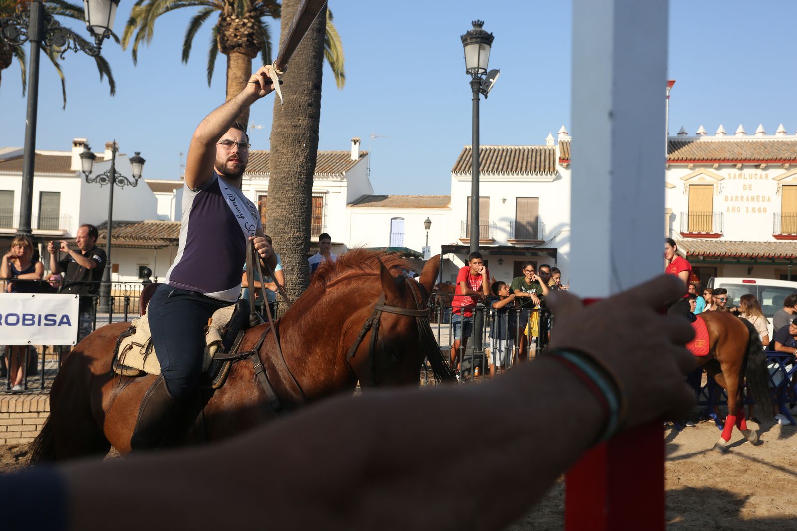 Las imágenes de la carrera de cintas a caballo