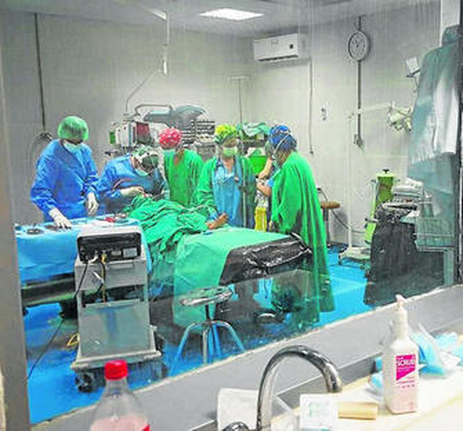 Los especialistas se desplazan durante 15 días a Argelia con el material donado.