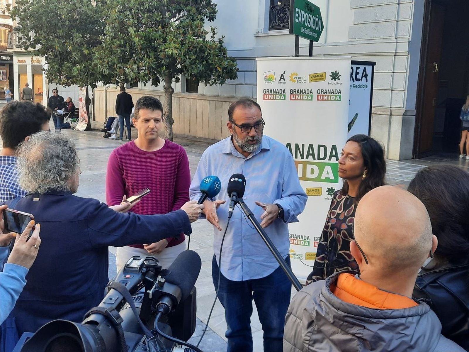 El candidato a la Alcaldía de Granada Unida, Paco Puentedura