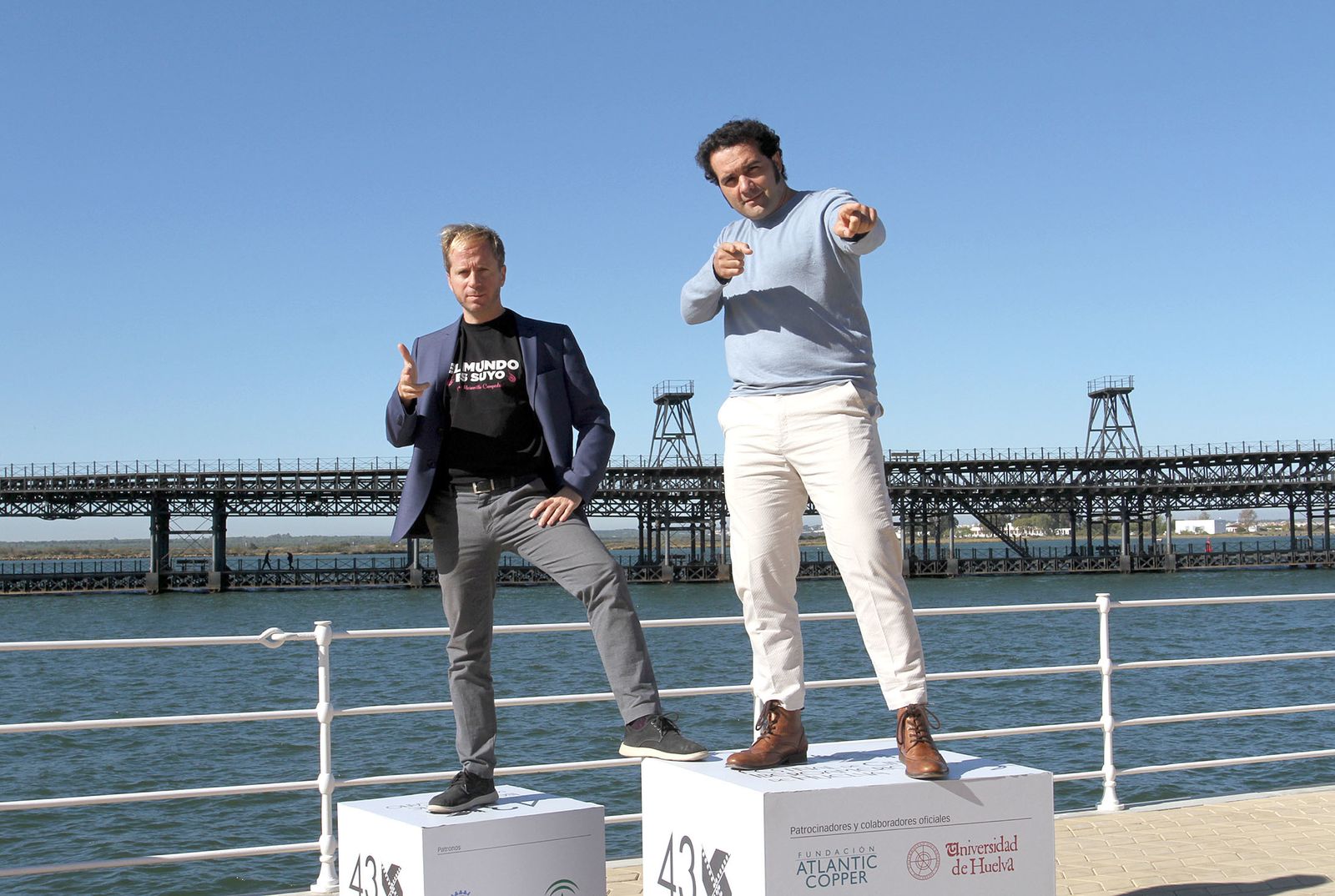 Alfonso Sánchez y Alberto López Premio Luz del Festival de Cine Iberoamericano de Huelva