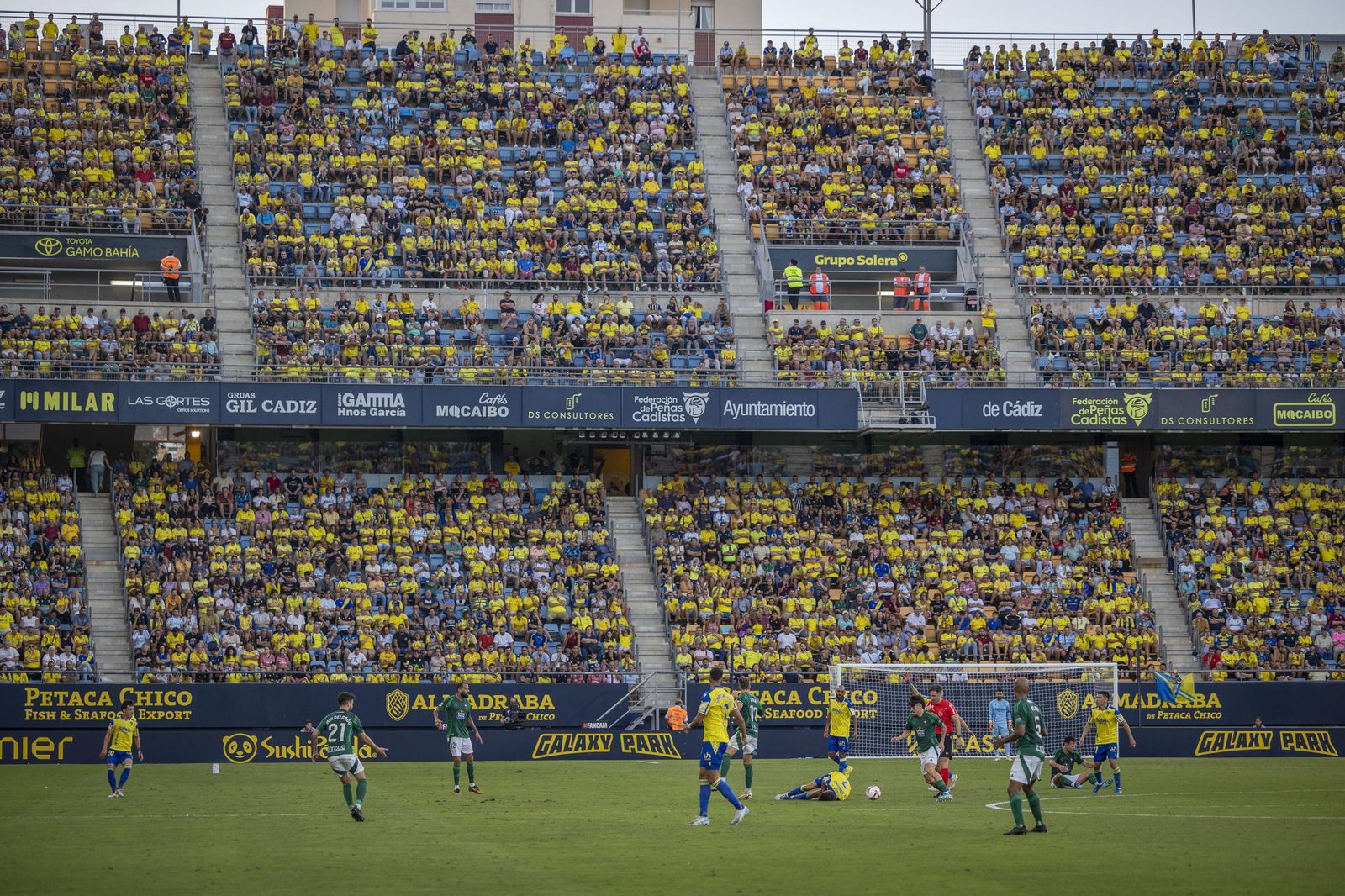 Las imágenes del Cádiz CF-Racing de Ferrol