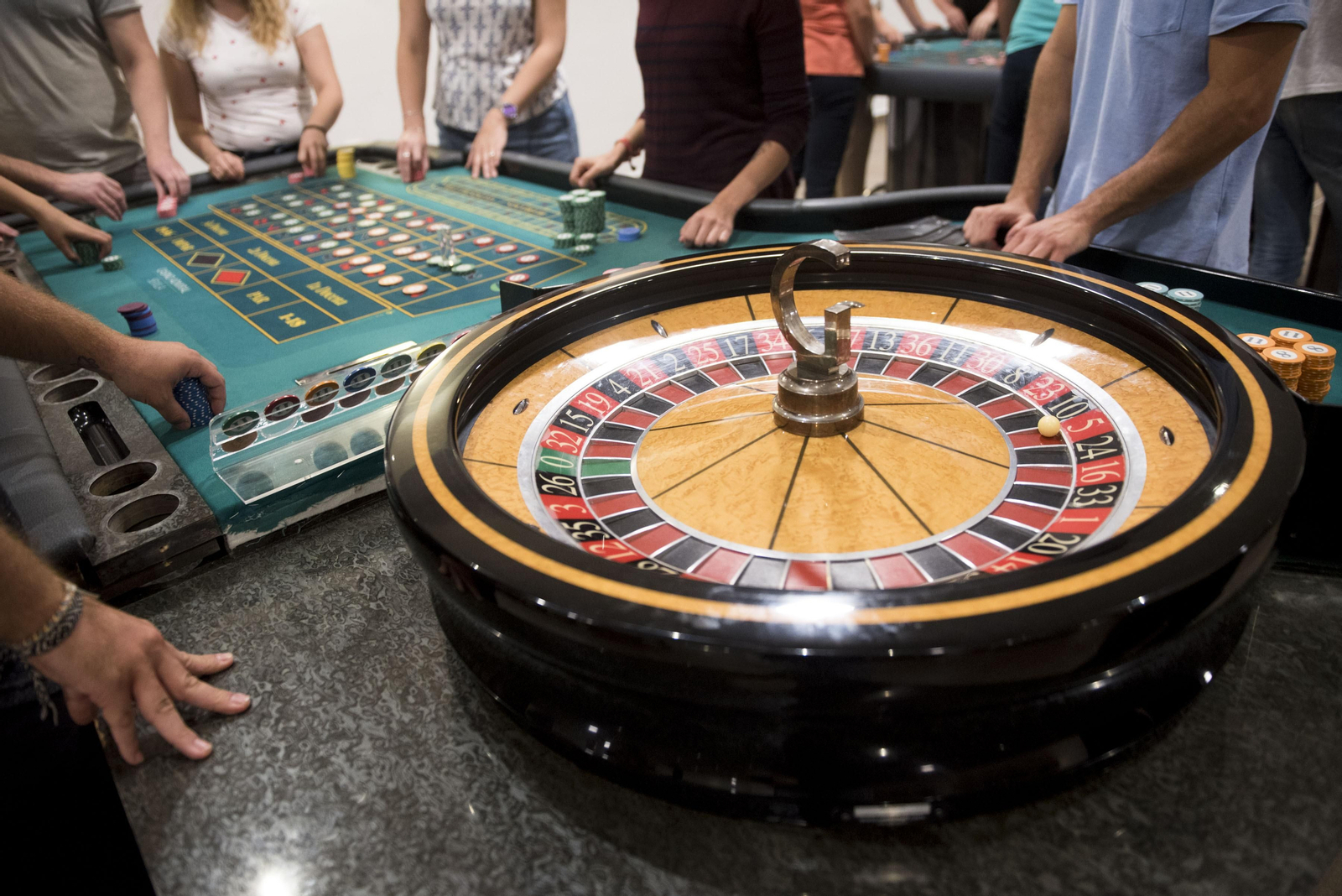 Imagen de archivo de una ruleta de casino.