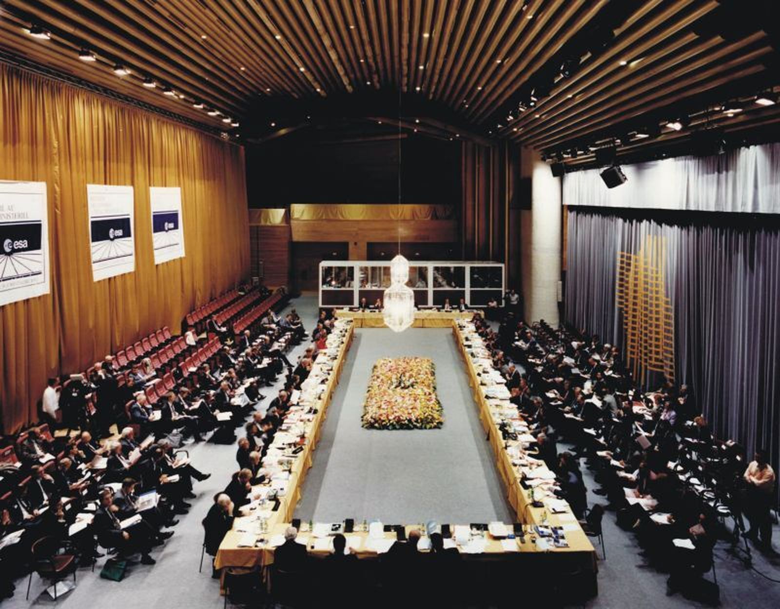 Imagen del Palacio adaptado para la reunión de 1992.