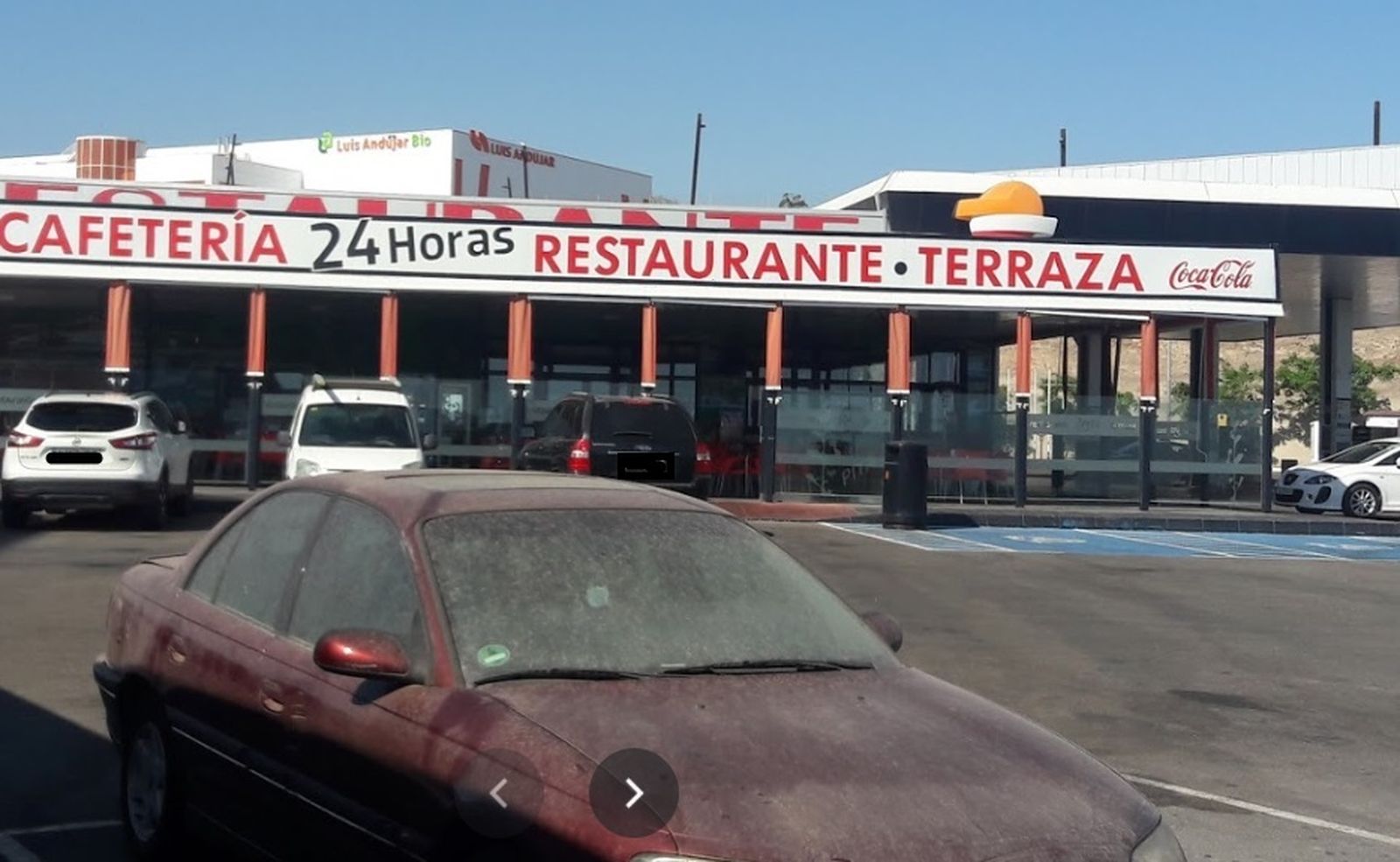 Imagen de archivo del restaurante de la gasolinera.