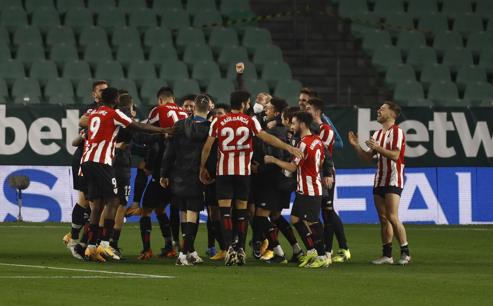 El Betis-Bilbao de Copa del Rey, en imágenes