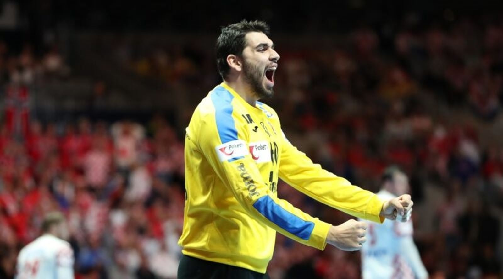 Matej Asanin, durante un partido con su club.