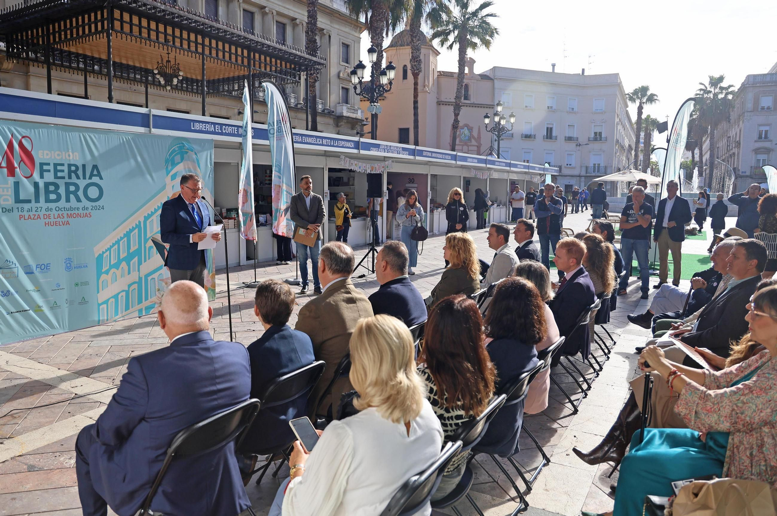 Imágenes de la  inauguración de la 48 edición de la Feria del Libro en Huelva