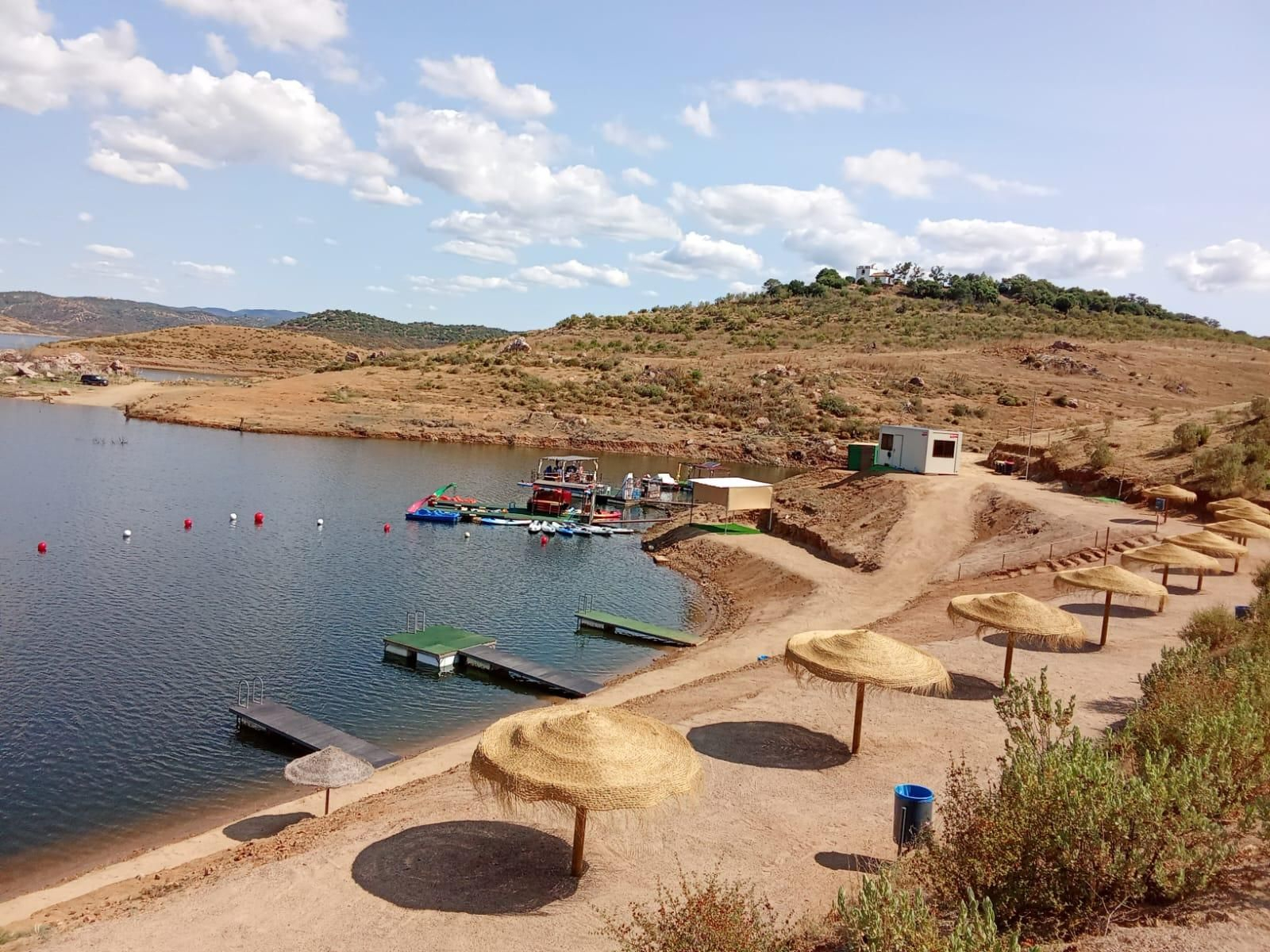 Playa de La Breña, en Almodóvar del Río.