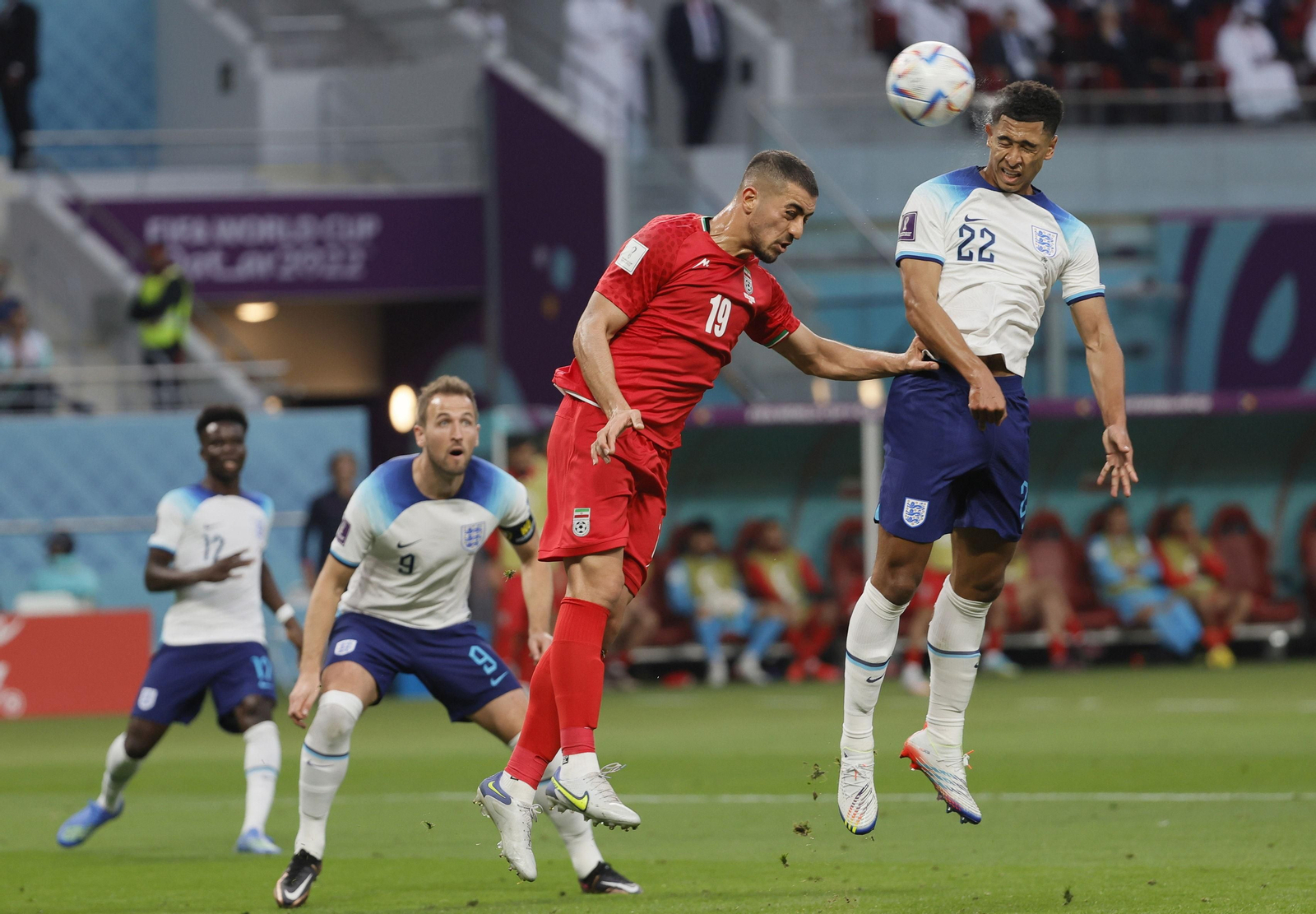 Las imágenes del Inglaterra-Irán del Mundial