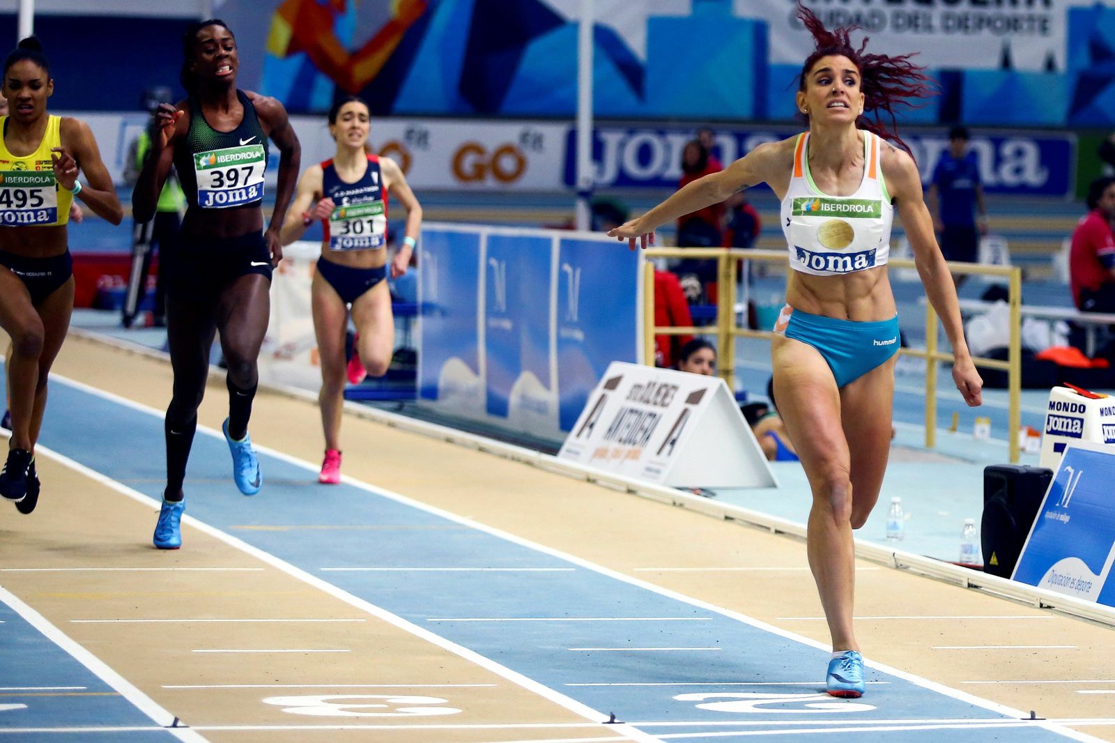 Laura Bueno, el pasado fin de semana cuando se proclamó campeona de España