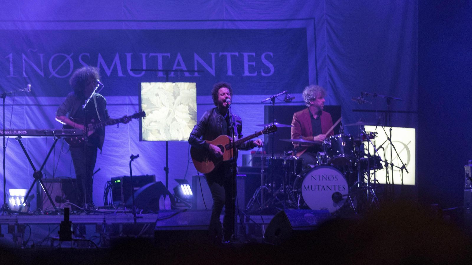 Un momento de la actuación de Niños Mutantes.