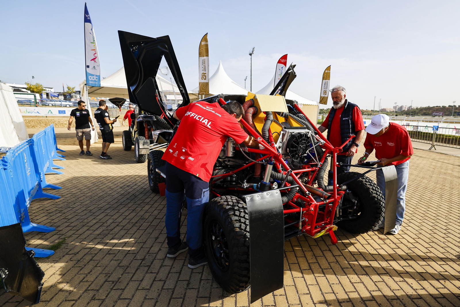 Las imágenes del 'Dakar' de Dos Hermanas