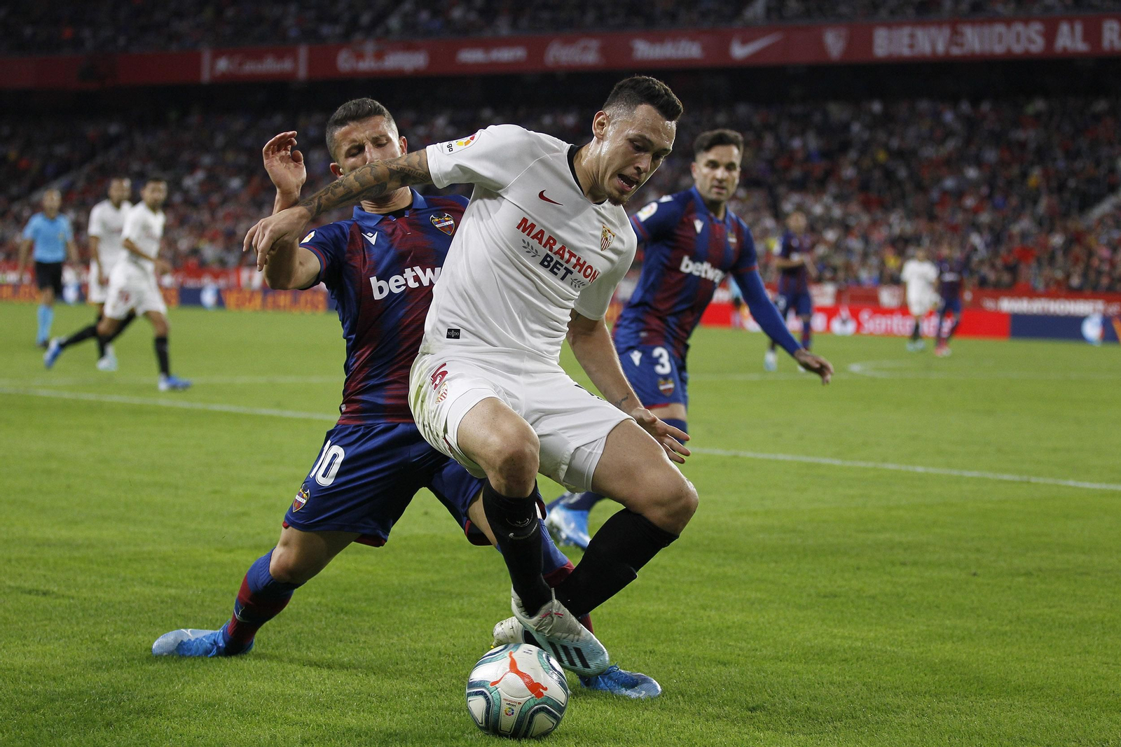 Las imágenes del Sevilla FC-Levante