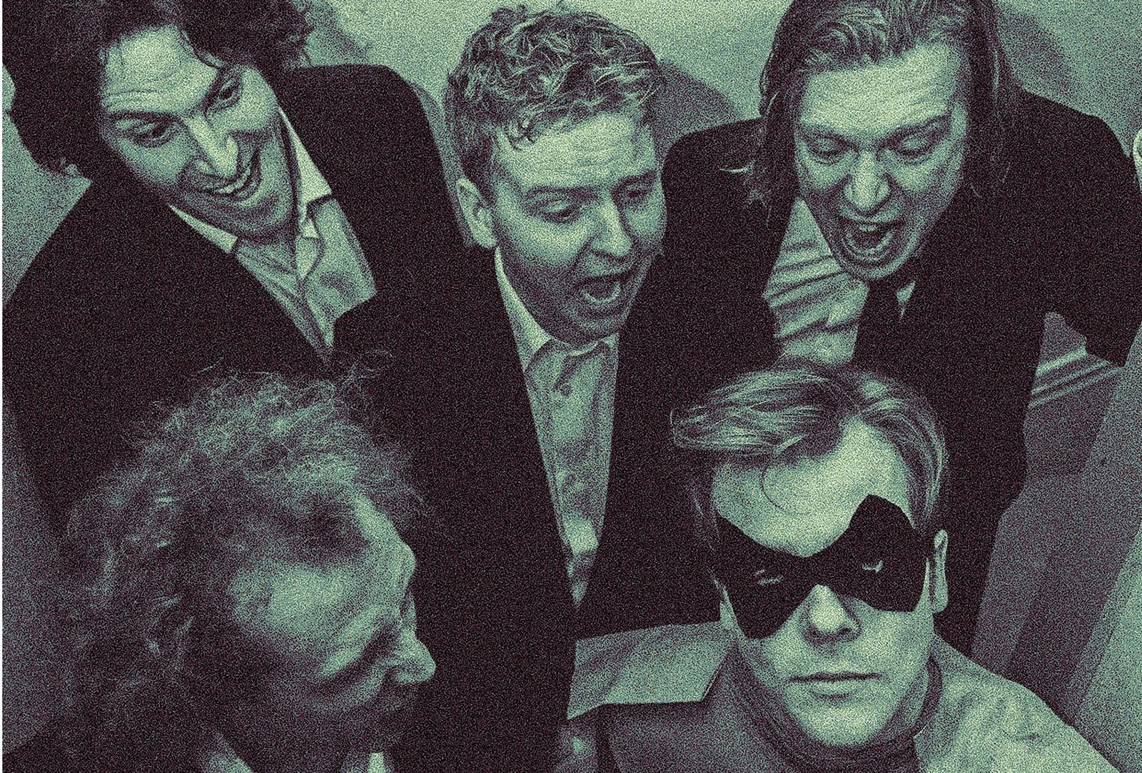 El grupo norteamericano Aweful Kanawful en formación de quintento con Austin Lake (con antifaz) como líder