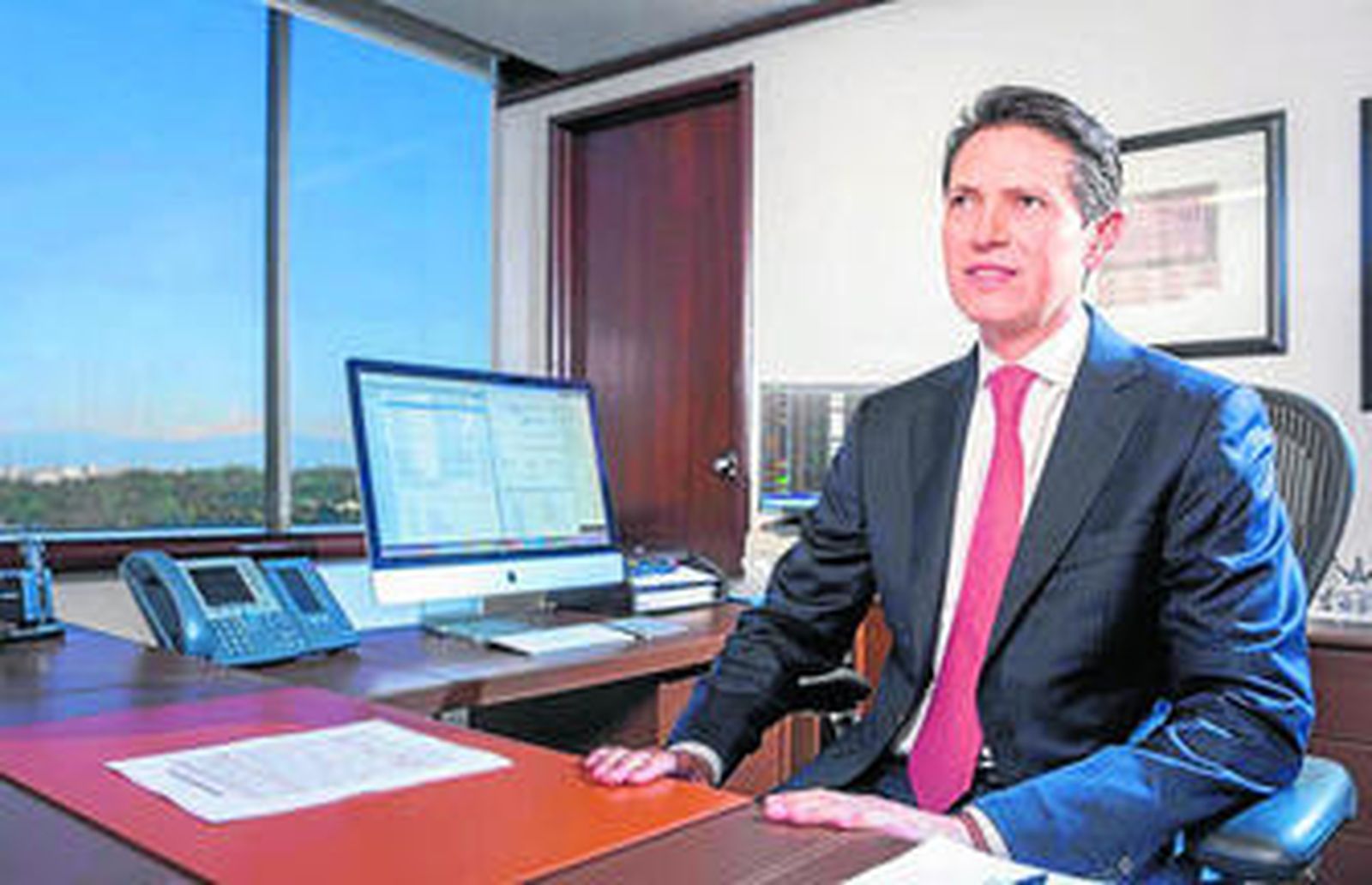 El director general de Americas Minning Corporation (subsidiaria del Grupo México), Daniel Muñiz.