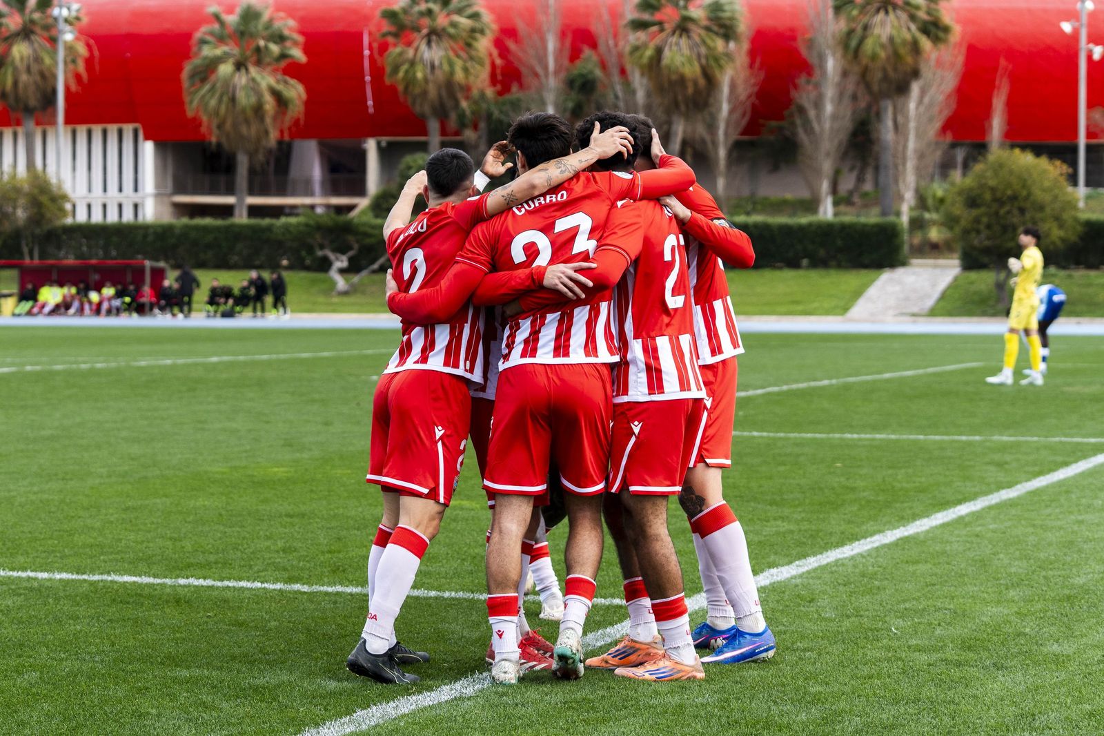 Las imágenes del Almería B y Atlético Malagueño en el Anexo de los Juegos Mediterráneos