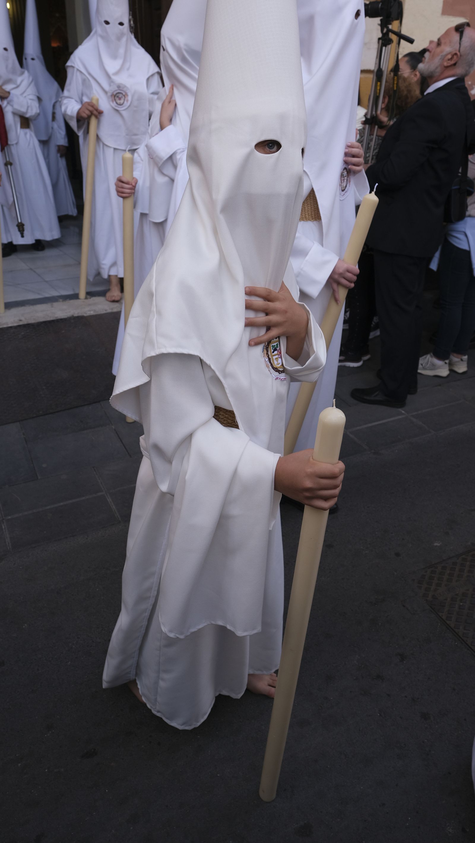 La procesión de la Santa Cena en Almería, en imágenes