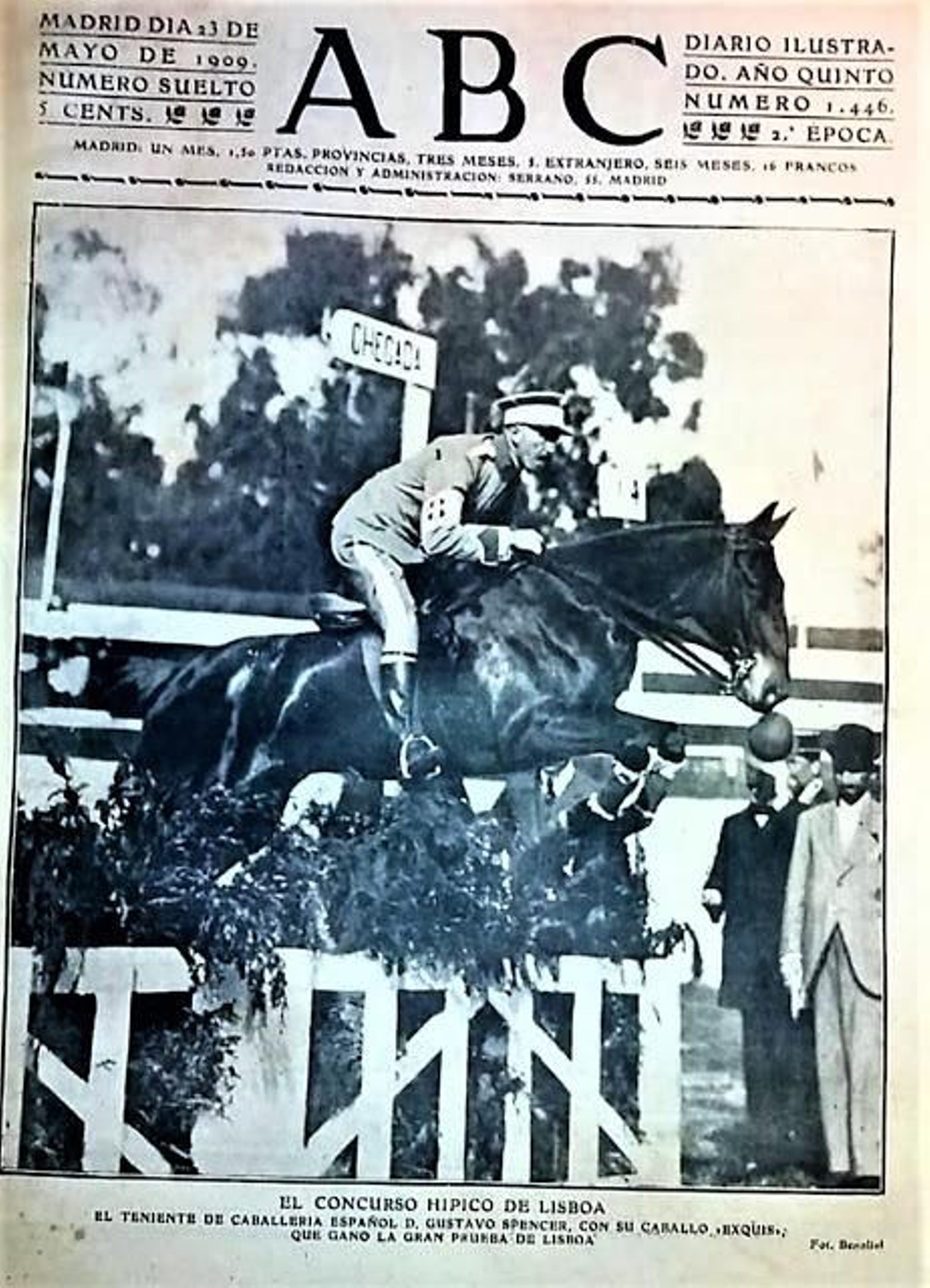 Gustavo, prueba hípica